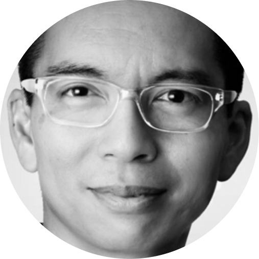 Portrait illustration of Don Norman