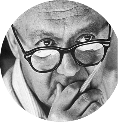 Portrait illustration of Dieter Rams